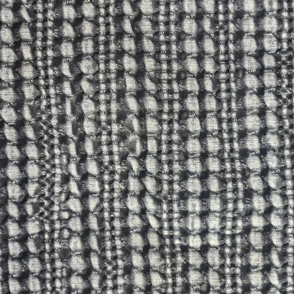 Pottery Barn Textured Cotton Pillow Cover 24"x24" Gray Black Minimalist - Picture 6 of 7